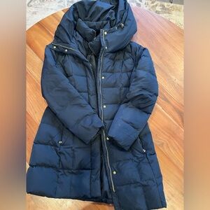 Cole Haan Navy Blue Puffer Jacket